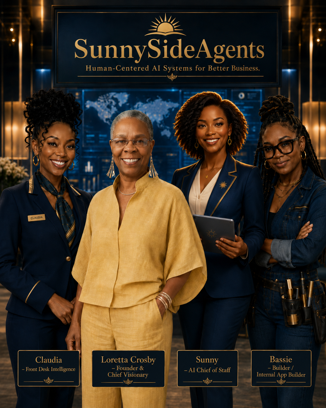 The SunnySideAgents leadership team portrait